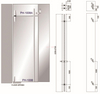 Handle Locks Glass Locks PH-1008