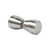 Satin Nickel Back-to-Back Bow-Tie Style Knobs