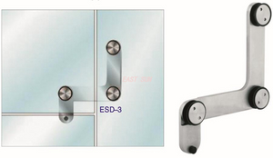 Heavy-duty Glass Pivot Door Connector with Stopper inside Dorma MAB