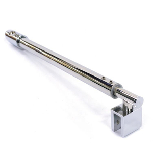 Adjustable Round Tubing Wall To Glass Shower Support Bar