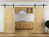 Classic Vintage Arrow Sliding Standard Double Track Barn Door Hardware Kit