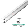 180 Polycarbonate "H" Strike Jamb for 1/2" (12 Mm) Glass