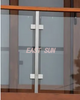 Balcony Pool Fencing Railing Stair Glass Fitting Spigot 304 316 Handrail Bracket, Glass Bracket, Stainless Steel Glass Clamp