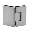 Heavy Duty Matte Black 135 Degree Glass-to-Glass Hinge