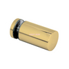 Polished Brass Cylinder Style Single-Sided Shower Door Knob