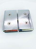 Polished Chrome Senior Prima Series Glass-to-Glass Mount Hinge