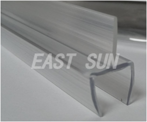 One-Piece Bottom Rail with Integrated Wipe for 1/2" (12 mm) Glass