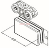 Folding Door Hinge Top