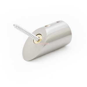 45 Degree Mitered Wall Mount Bracket for Round Bar