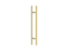 Glass Door Ladder Style Back-to-Back Door Pull Handle 