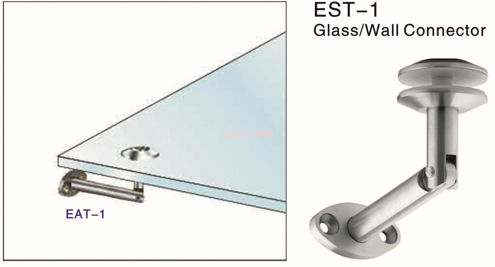 Canopy Systems Canopy Clamp Glass To Wall Connector