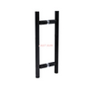 Matte Black 6" Ladder Style Back-to-Back Pull Handle