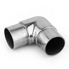 Baluster Handrail elbow 2 Way Round Tube Fittings 304 316 Stainless Steel Satin Handrail Connector