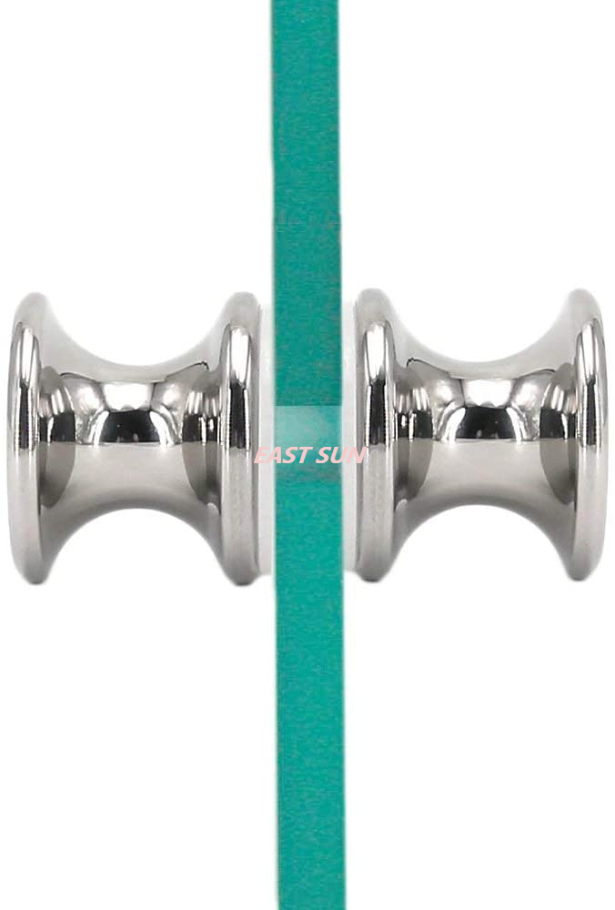 Traditional Style Back-to-Back Shower Door Knobs