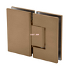 Heavy Duty Matte Black 180 Series Glass-to-Glass Hinge
